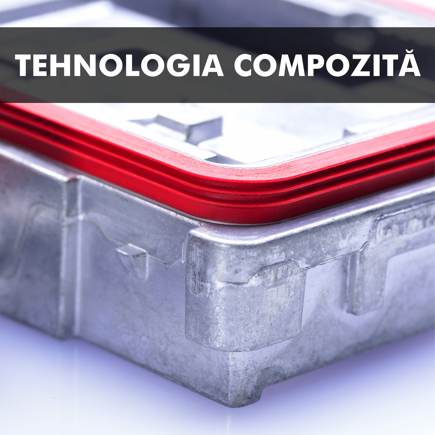 Tehnologia compozită: Material elastic vulcanizat pe materiale solide de sprijin.